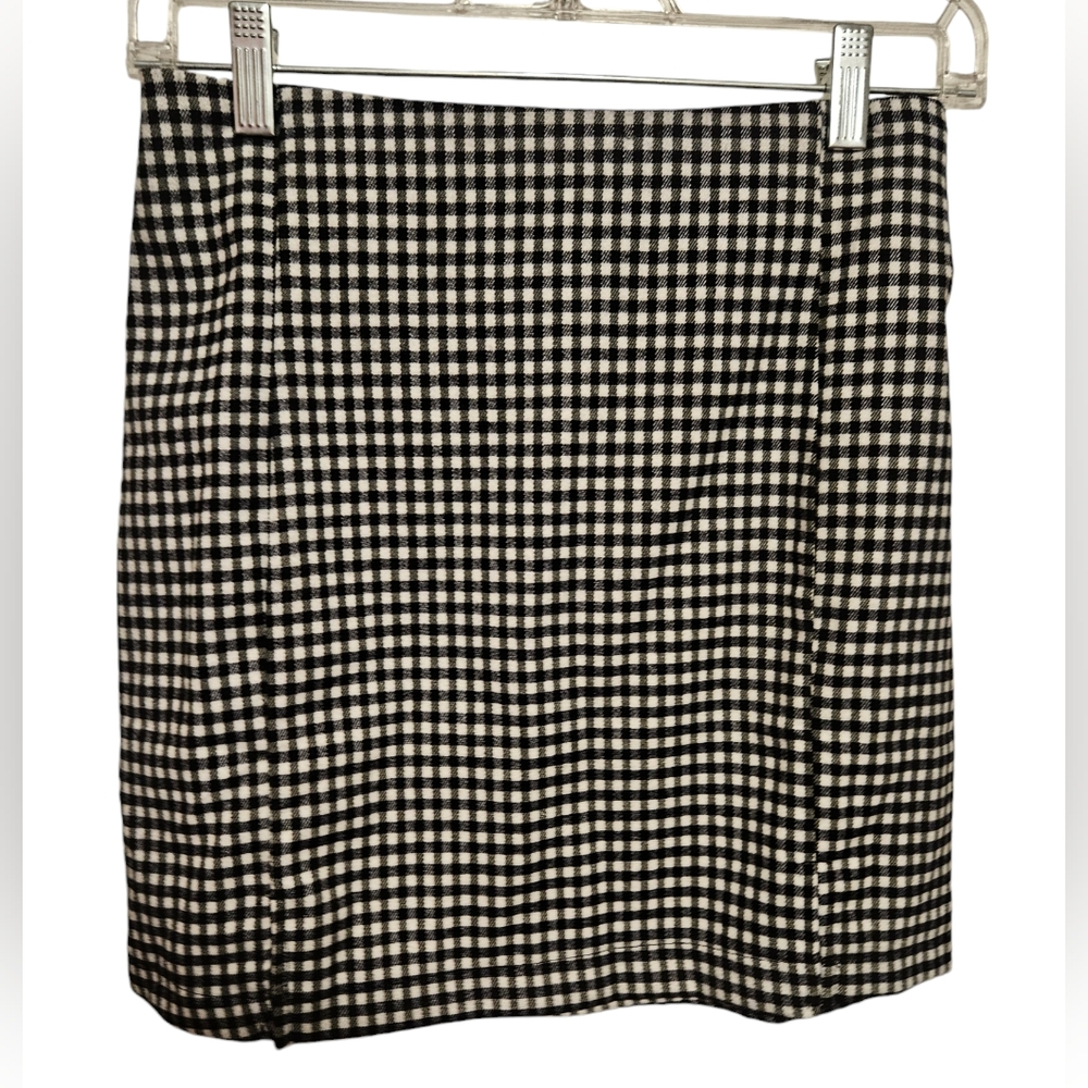 Eyeshadow Plaid Pencil Skirt